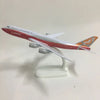 JASON TUTU Modelo de avión de 20 cm Modelo de avión Boeing 747-8 Modelo de avión 1:300 Aviones de metal fundido a presión Aviones Juguetes Aeroplan