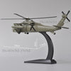 Modelo de avión de juguete fundido a presión a escala 1:72, helicóptero de combate utilitario UH-60, réplica en miniatura Black Hawk con sonido y luz