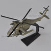 Modelo de avión de juguete fundido a presión a escala 1:72, helicóptero de combate utilitario UH-60, réplica en miniatura Black Hawk con sonido y luz